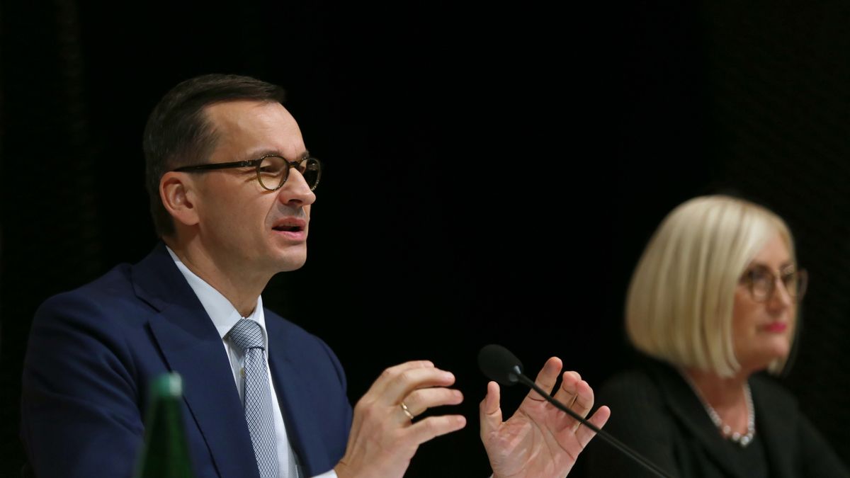 Premier Mateusz Morawiecki podczas szczytu klimatycznego COP24 w Katowicach