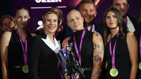 Pierwsza Dama na gali Ekstraligi. Tak zwróciła się do piłkarek