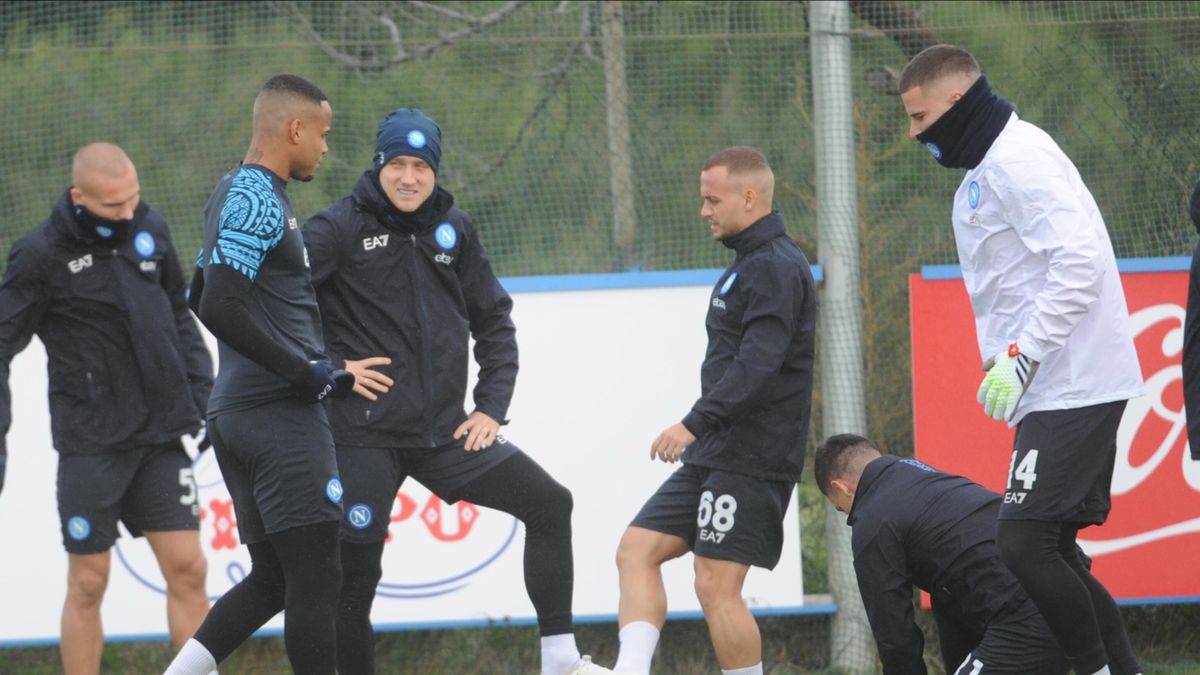 PAP/EPA / Cesare Abbate / SSC Napoli przed meczem Ligi Mistrzów z Realem Madryt