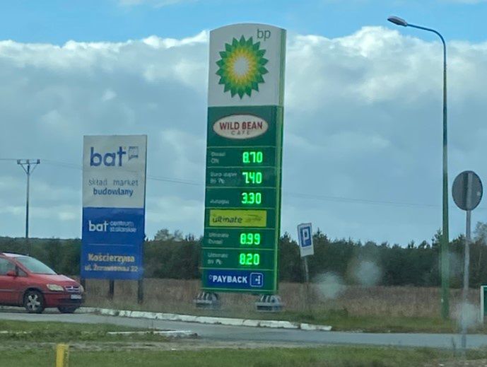 Ceny paliw zaskoczyły nawet analityków. Zdjęcie spod Kościerzyny