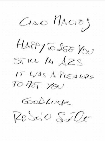 Elektroniczna wersja podpisu Roberto Santiliego (materiały prywatne)