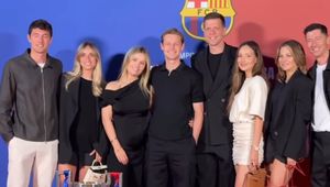 Lewandowscy i Szczęśni na uroczystej kolacji. Zdjęcia są w sieci