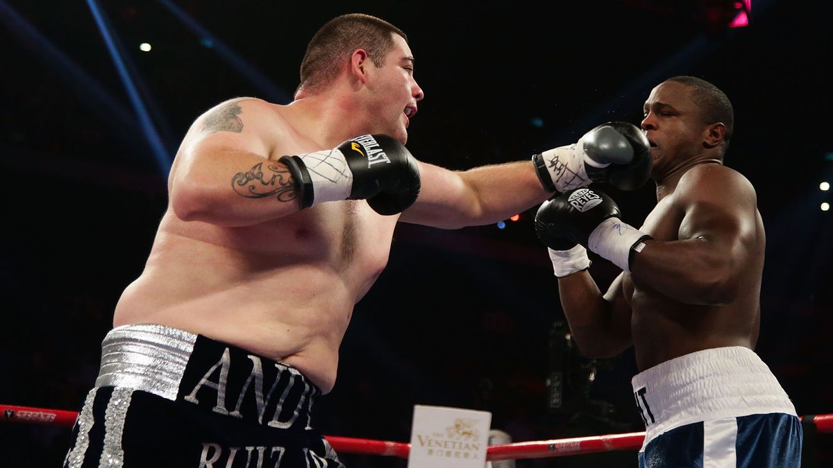 Andy Ruiz Jr (z lewej)