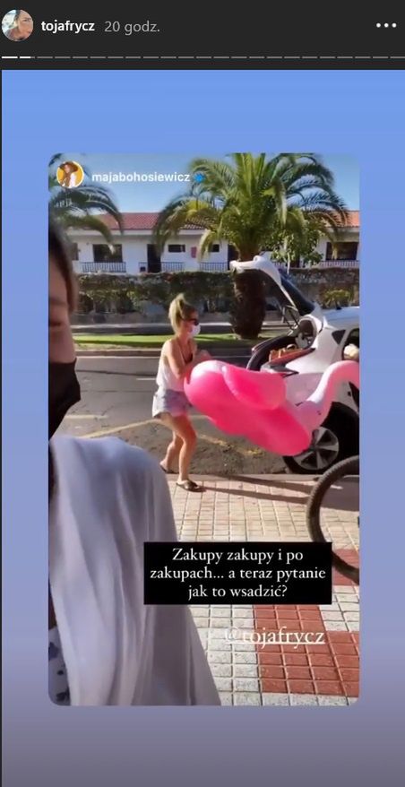 Olga Frycz na Wyspach Kanaryjskich