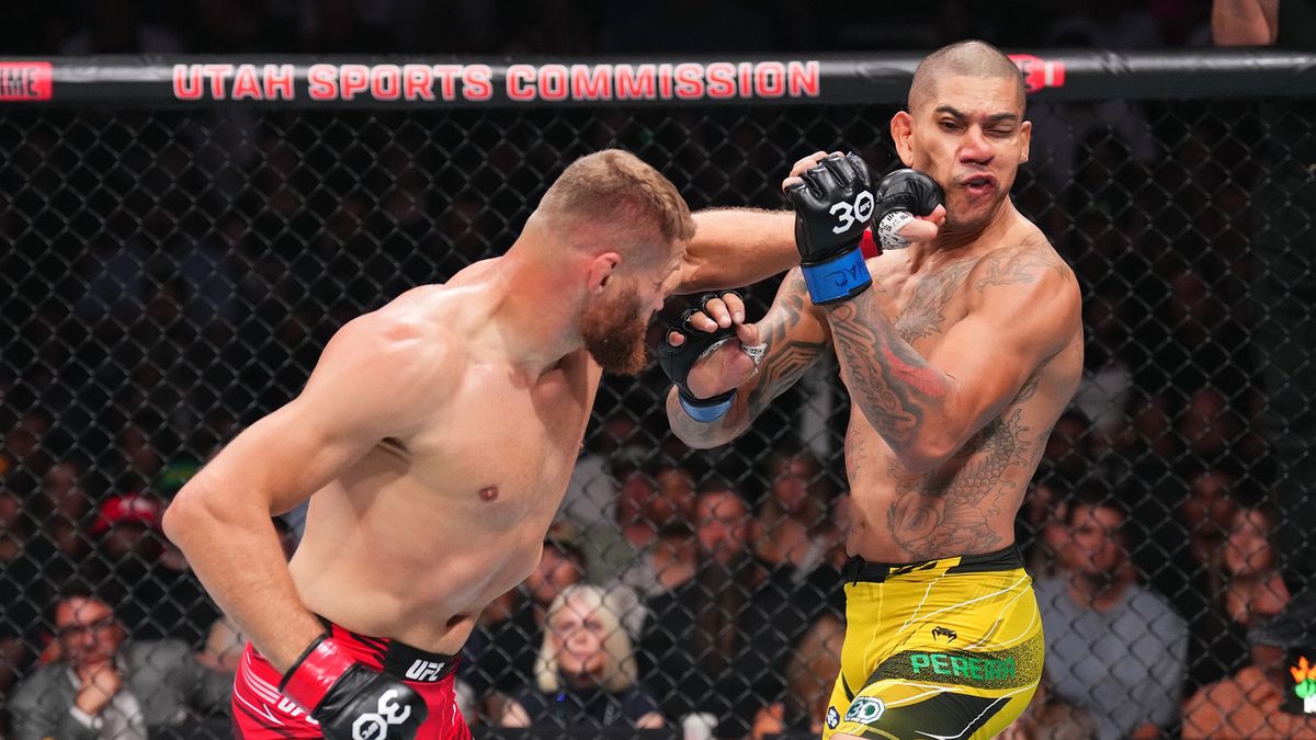 Getty Images / Josh Hedges / Zuffa LLC / Jan Błachowicz i Alex Pereira 