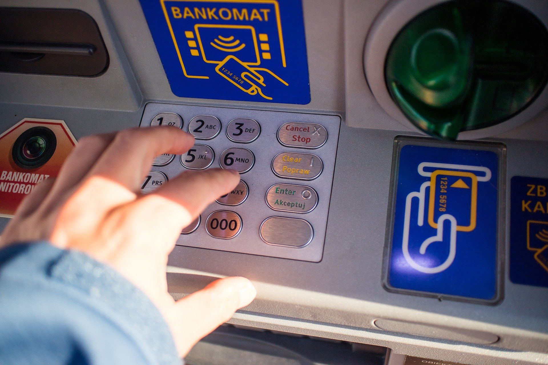 Do not do this when withdrawing from an ATM.  You may lose money