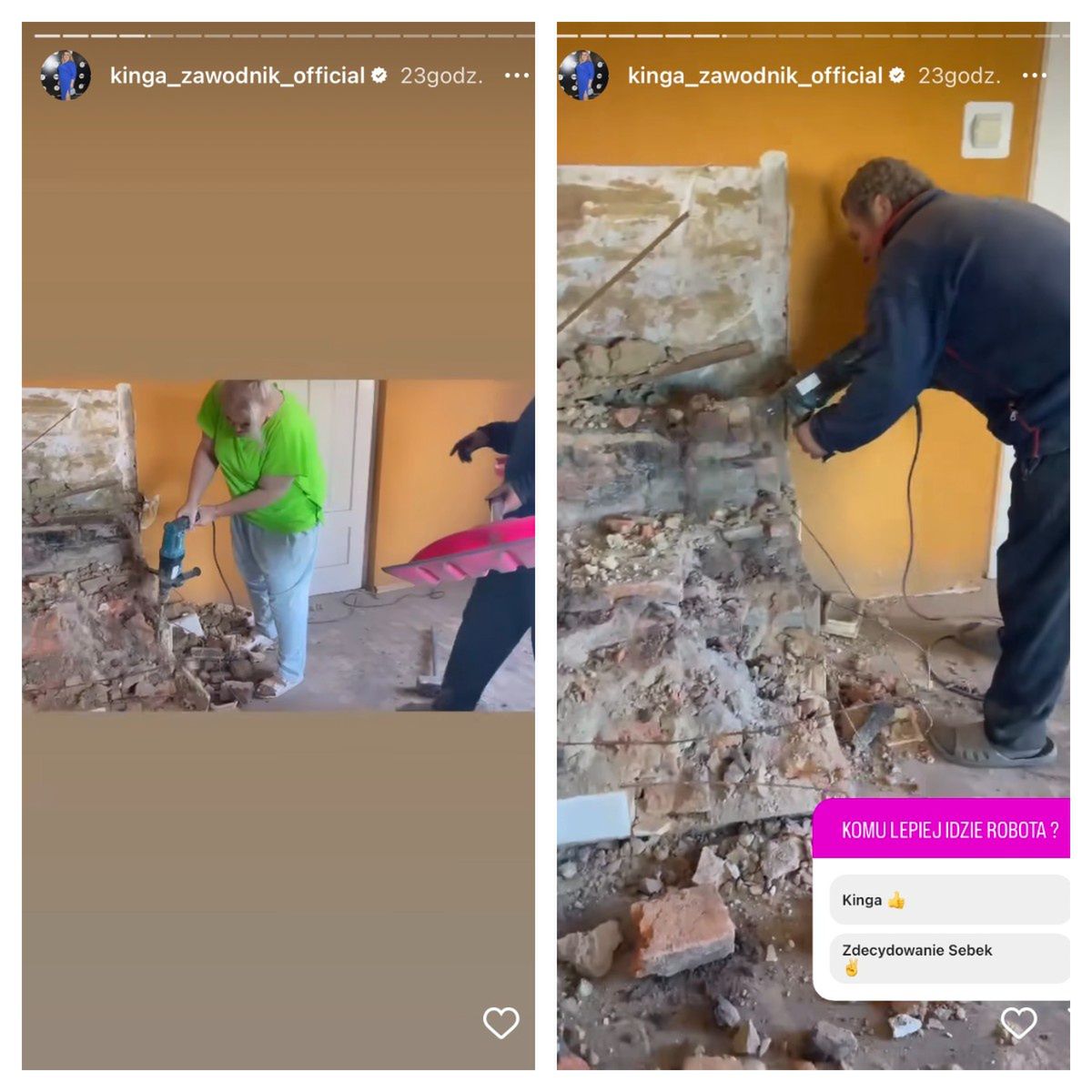Remont u Kingi Zawodnik