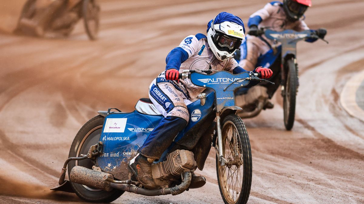 WP SportoweFakty / Sebastian Maciejko / Na zdj. Marko Lewiszyn (kask niebieski)