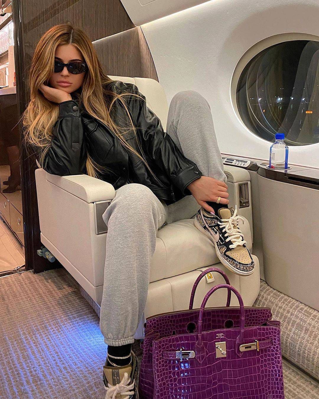 Kylie Jenner w podróży, Instagram