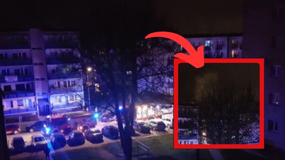 Pożar mieszkania na Skarpie