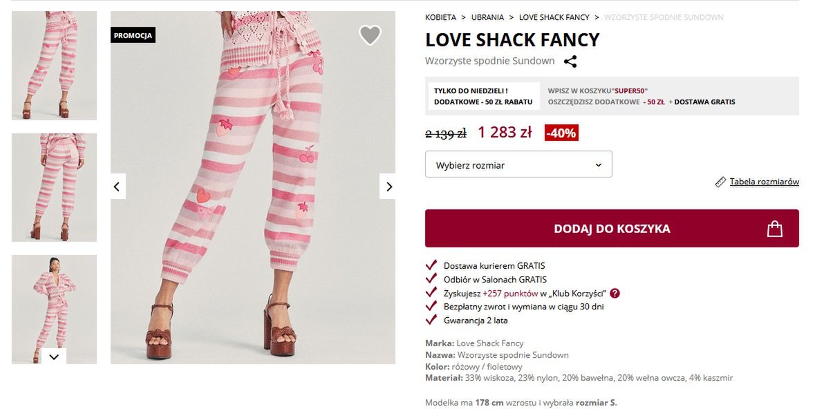 "Dziecięce śpioszki" Natalii Siwiec