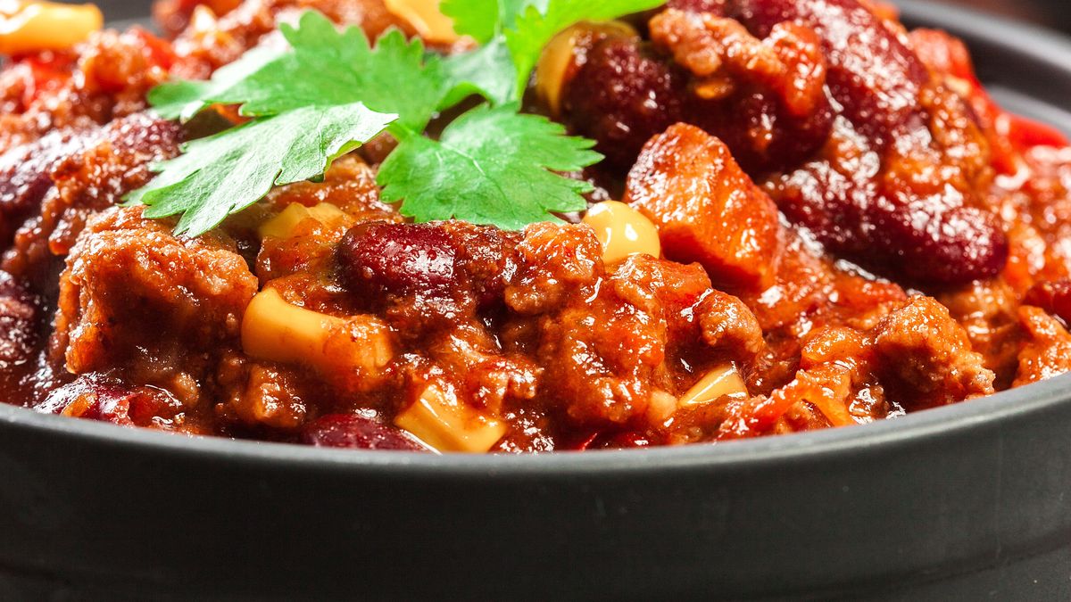 Chili con carne można zrobić z mięsem z kurczaka