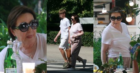 Dawno niewidziana Ewa Kopacz stołuje się z córką i wnukiem w sopockiej knajpie, po czym rusza mercedesem ZA PÓŁ MILIONA (ZDJĘCIA)