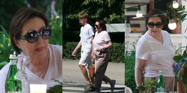 Dawno niewidziana Ewa Kopacz stołuje się z córką i wnukiem w sopockiej knajpie, po czym rusza mercedesem ZA PÓŁ MILIONA (ZDJĘCIA)