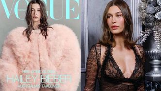 Hailey Bieber prezentuje zgrabną sylwetkę w półnagiej sesji dla "Vogue'a". Petarda? (FOTO)