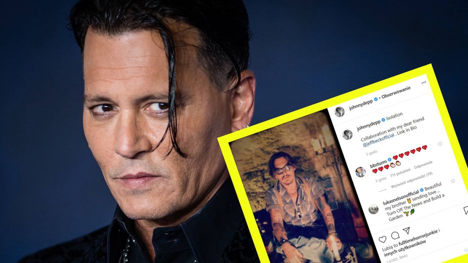 Johnny Depp rozpoczął swoją przygodę z Instagramem w niecodzienny sposób