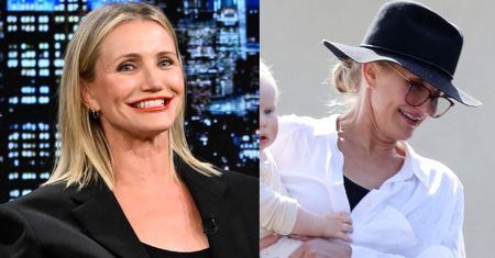 RZADKI WIDOK: 52-letnia Cameron Diaz wybrała się na spacer z rocznym synem