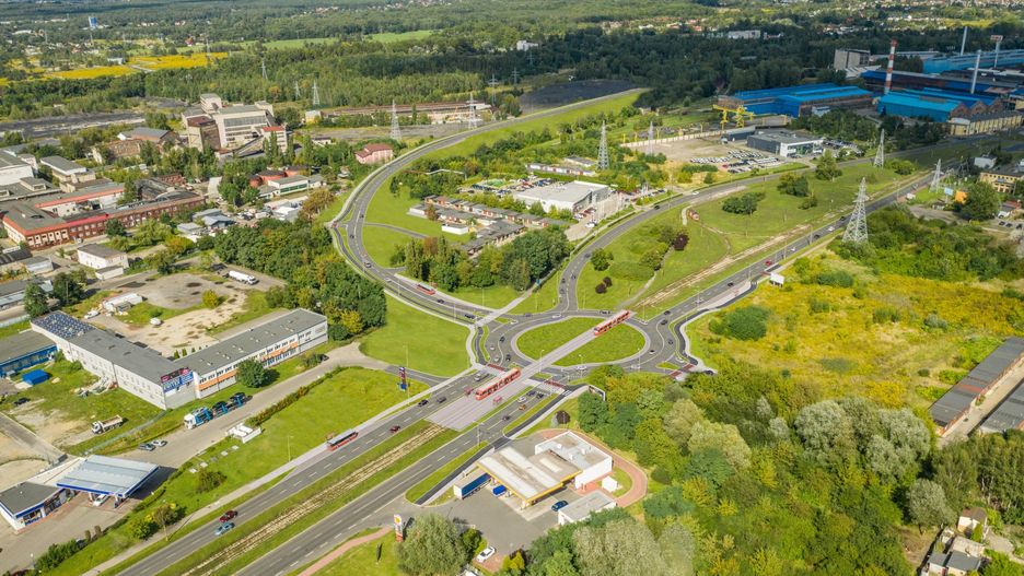 Dąbrowa Górnicza. Prace przy przebudowie układu drogowego w mieście wchodzą w kolejną fazę.