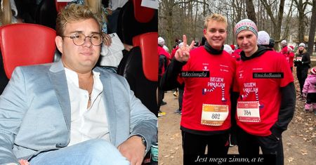 Lżejszy o 40 kilogramów Kevin Mglej wziął udział w charytatywnym biegu. Imponująca metamorfoza?