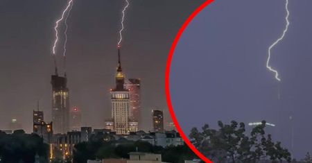 Varso Tower trafiony przez piorun. Tak zadziałały specjalne systemy
