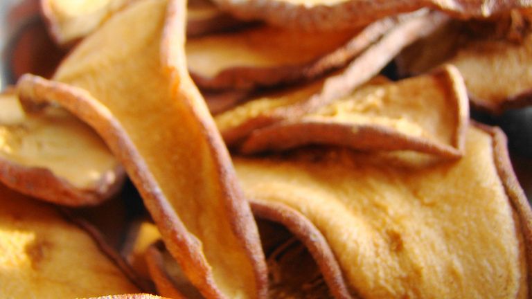 Suszone gruszki, na ciepło