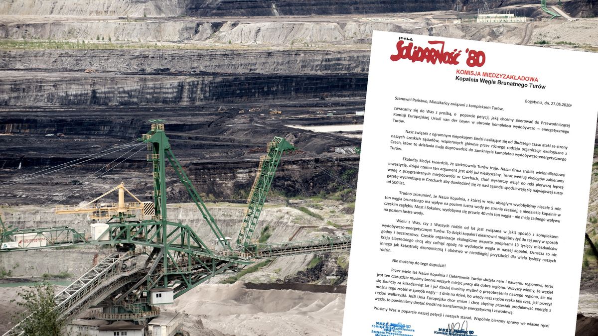 Górnicy walczą o swoją kopalnię. Petycja do Ursuli von der Leyen