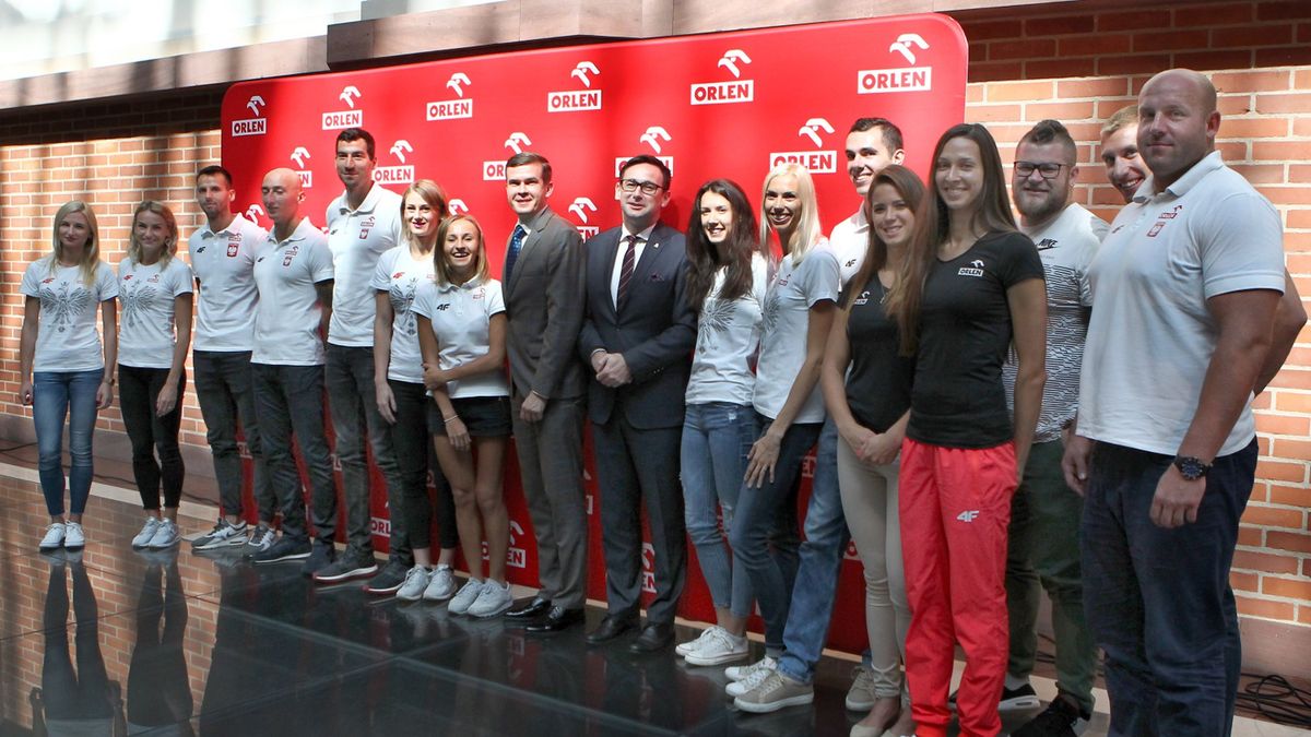 Polscy sportowcy z Grupy Sportowej Orlen