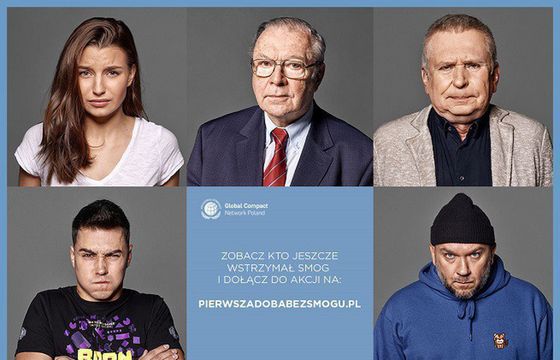 Magda Gessler, Katarzyna Bosacka, Szymon Hołownia, Rezigiusz i Krzysztof Ibisz przeciwko smogowi