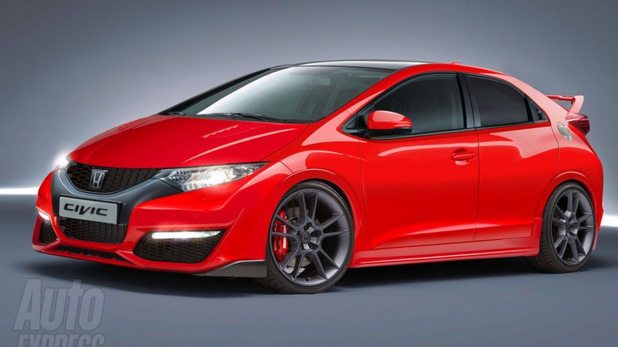Honda Civic Type R (Wizualizacja Auto Express)