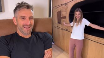 Joanna Koroniewska i Maciej Dowbor chwalą się spersonalizowaną szafą w 3D, pokazując przy okazji kolejną część nowego apartamentu (ZDJĘCIA)
