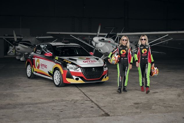 Zawodniczki AMIC Rally Team - Aga Załęcka i Karolina Baćkowska