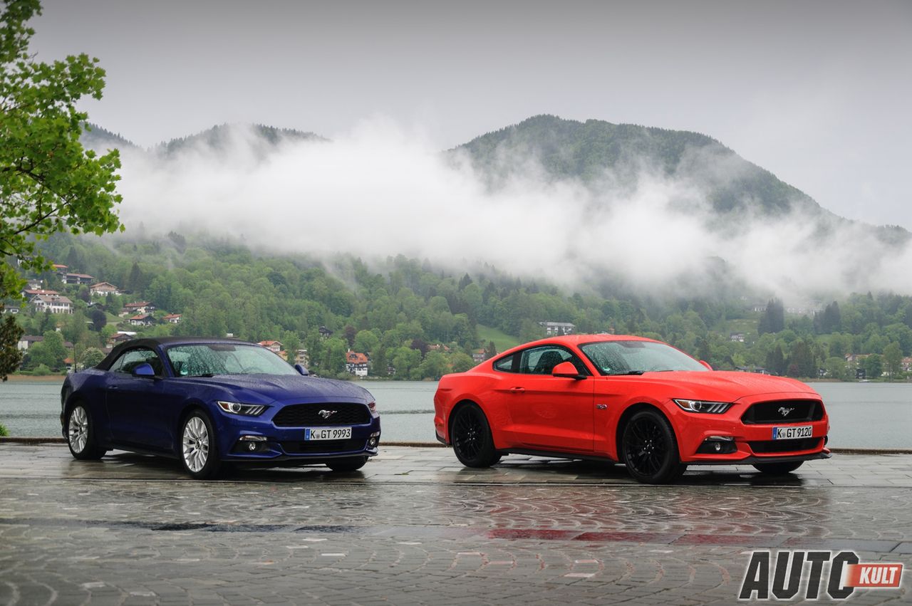 Ford Mustang 2,3 EcoBoost Convertible i 5,0 V8 Fastback - test, opinia, spalanie, cena