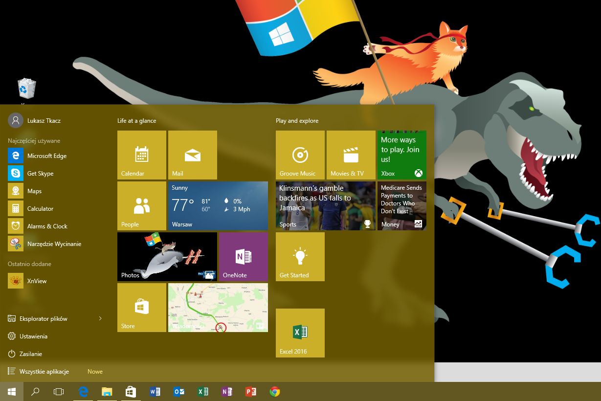 Microsoft rezygnuje z synchronizacji ekranu startowego i aplikacji w Windows 10