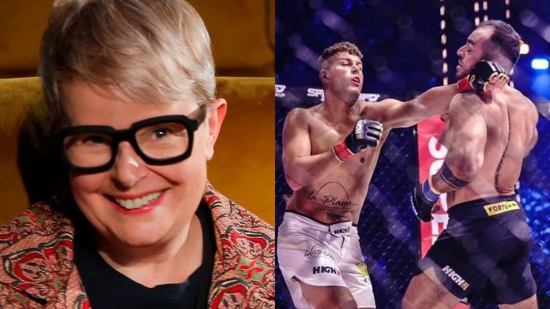 Karolina Korwin-Piotrowska cieszy się z upadku High League