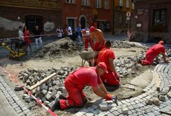 Drogowcy remontują ulice Starego Miasta