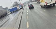 Wypadek i ogromne korki na ul. Bałtyckiej w Poznaniu