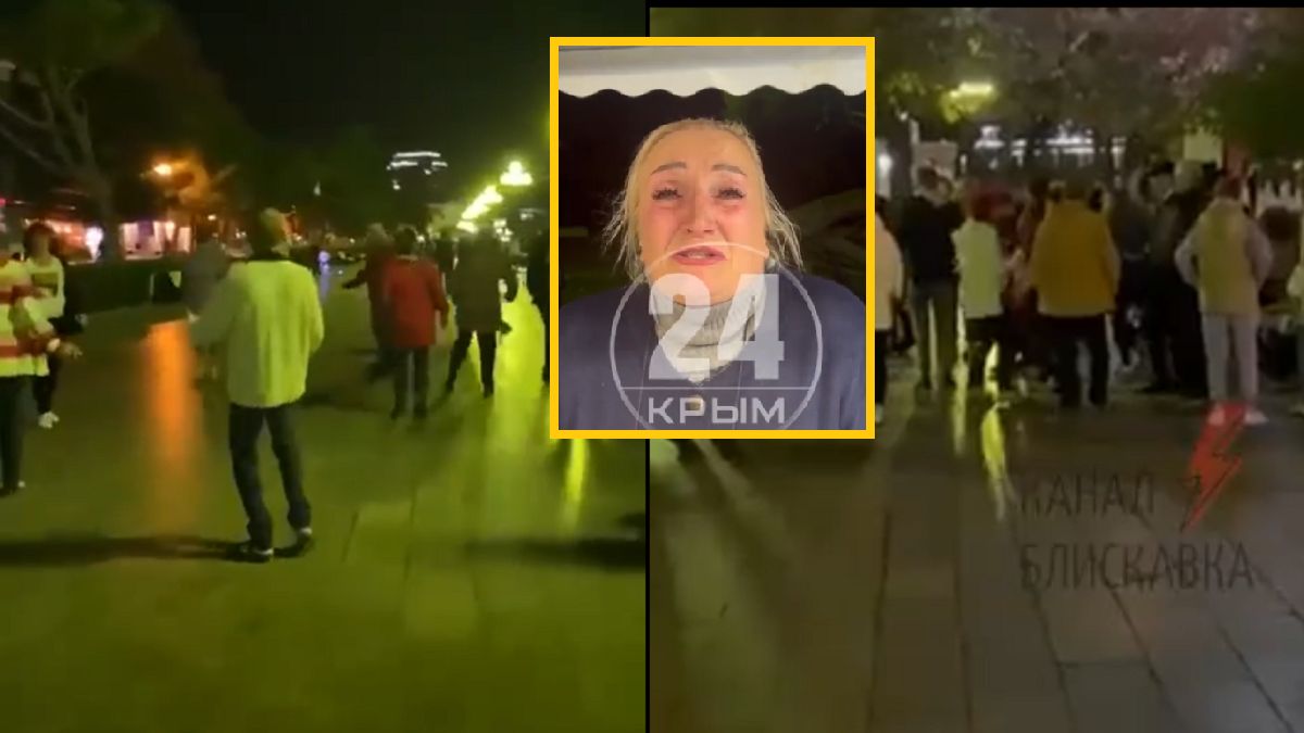 Mieszkańcy Jałty tańczyli do ukraińskich utworów 