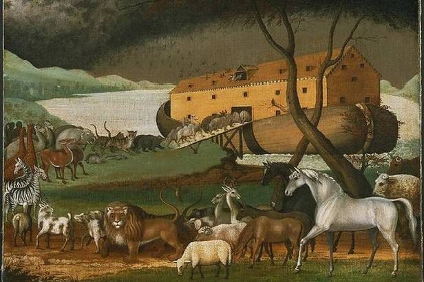 Arka Noego - obraz Edwarda Hicksa (Fot. Wikimedia Commons)