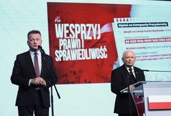 Błaszczak nie pozwolił dokończyć Kaczyńskiemu po pytaniu TVN