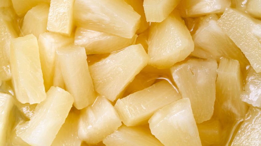 Ananas w puszce w bardzo ciężkim syropie (owoc i płyn)