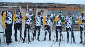 Fotorelacja: Trening żużlowców SPAR Falubazu Zielona Góra na nartach biegowych