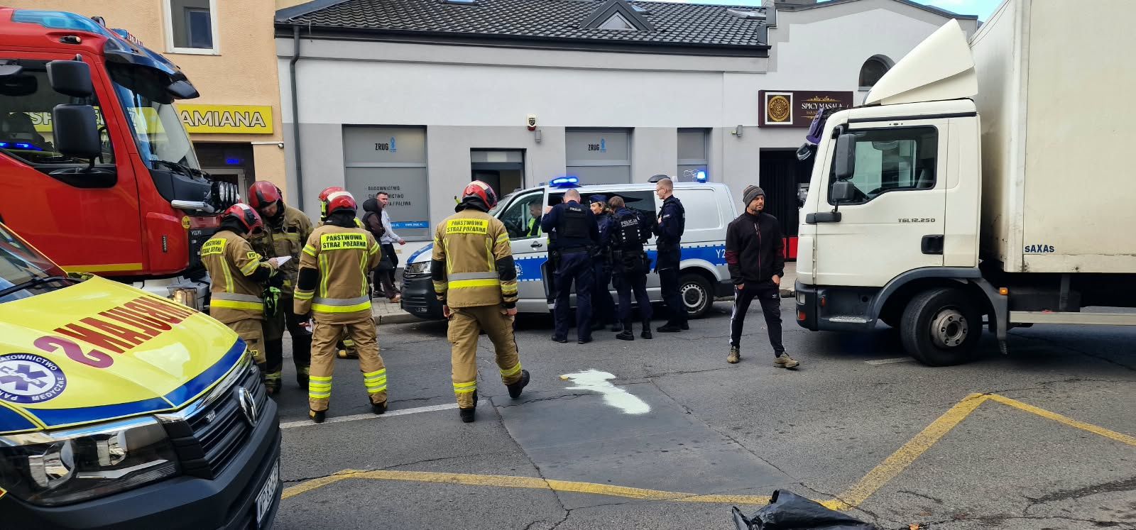 Potrącenie kobiety na ul. Królewieckiej w Płocku 