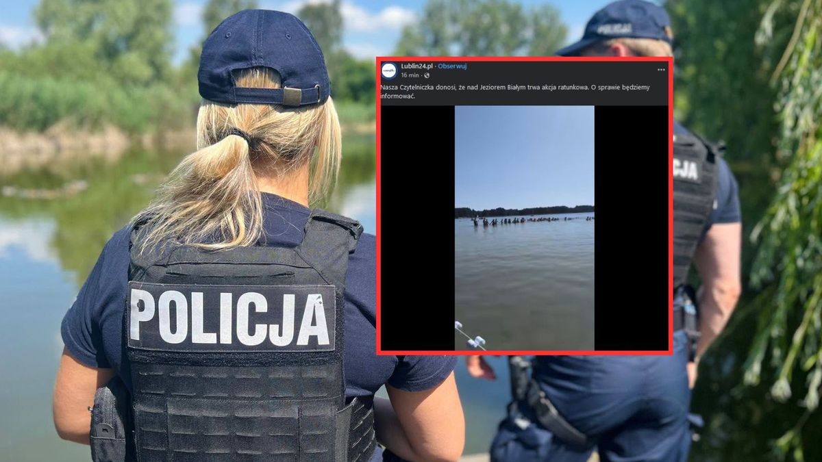 Akcja na Jeziorze Białym na Lubelszczyźnie