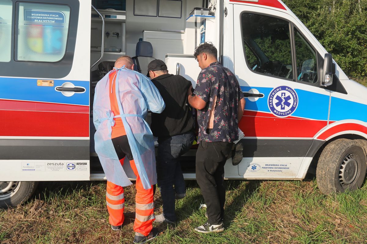 W niedzielę 22 sierpnia dwaj uchodźcy zostali zabrani do szpitala 
