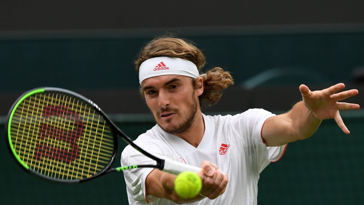 PAP/EPA / FACUNDO ARRIZABALAGA  / Na zdjęciu: Stefanos Tsitsipas