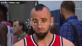 Marcin Gortat zmienił fryzurę. "Jestem seksowną białą czekoladą"