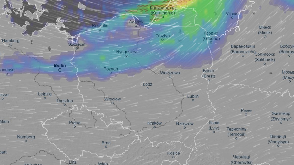 Czwartek przyniesie opady deszczu i silne podmuchy wiatru