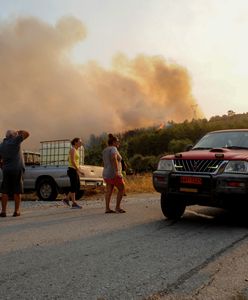 Grecja. Pożar na wyspie Rodos. "Nie ma prądu"