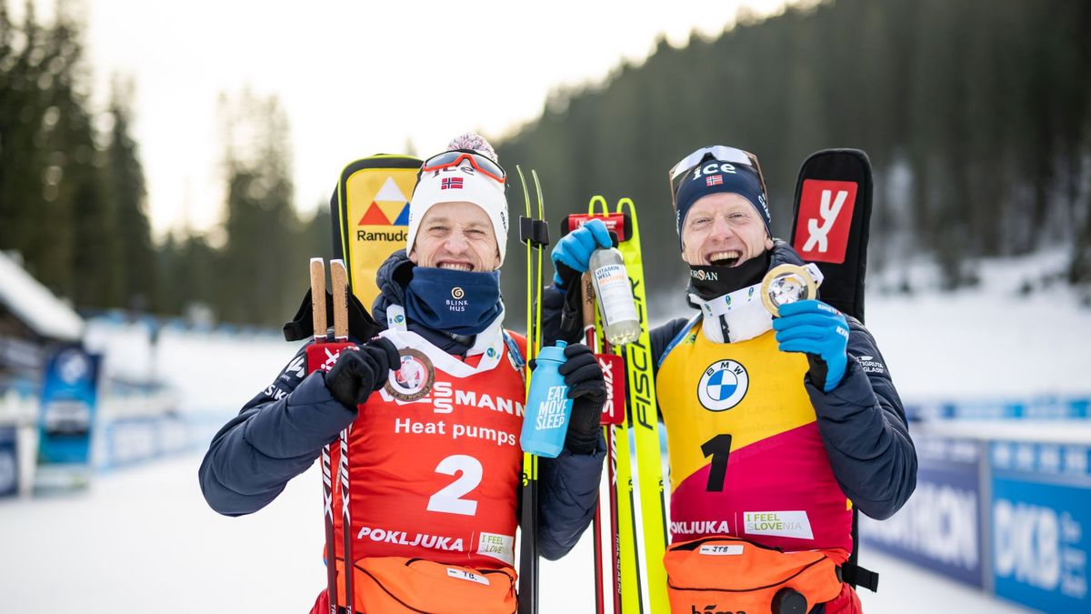 Na zdjęciu od lewej: Tarjei Boe i Johannes Boe