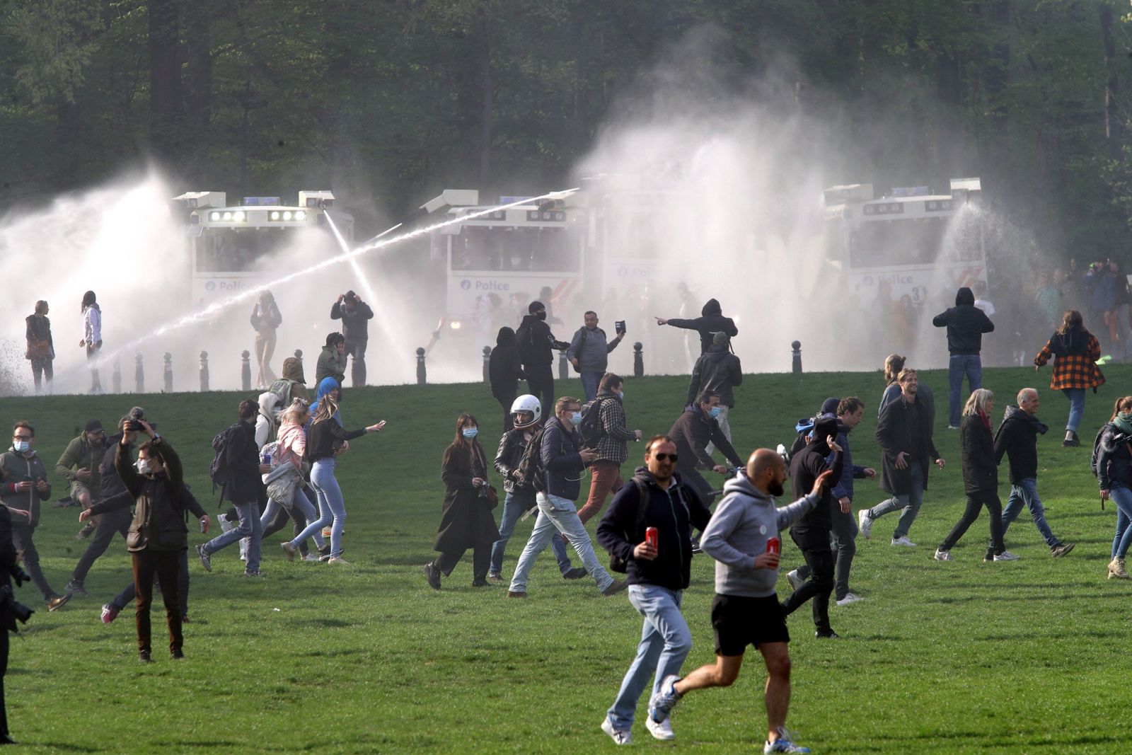 Zamieszki w Brukseli 